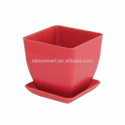 Flower Pot Biodegradable Plastic Flower Pot