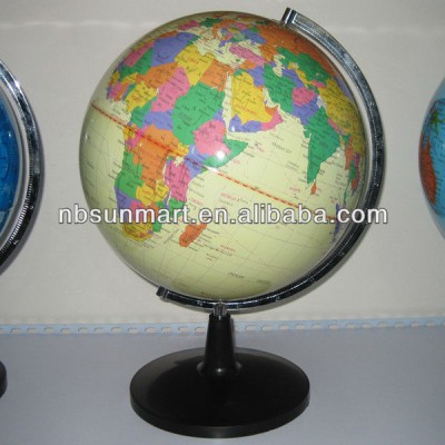 Plastic world globes